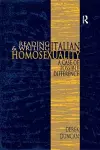 Reading and Writing Italian Homosexuality cover