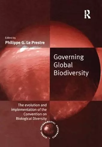 Governing Global Biodiversity cover