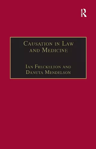 Causation in Law and Medicine cover