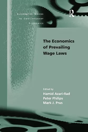 The Economics of Prevailing Wage Laws cover