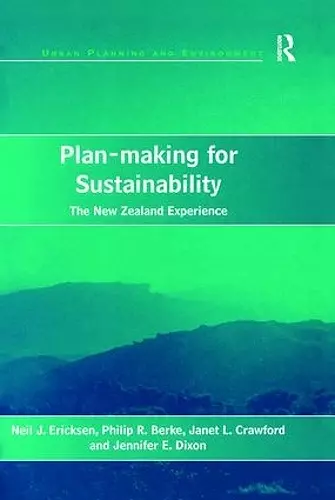 Plan-making for Sustainability cover