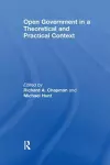 Open Government in a Theoretical and Practical Context cover