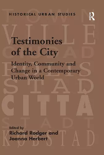 Testimonies of the City cover