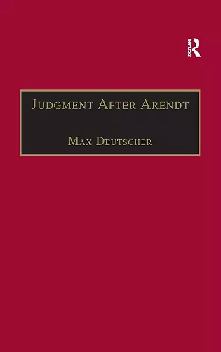 Judgment After Arendt cover