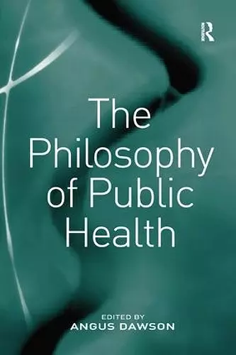 The Philosophy of Public Health cover