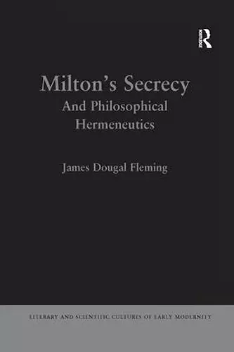 Milton's Secrecy cover