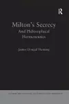 Milton's Secrecy cover