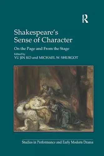 Shakespeare's Sense of Character cover