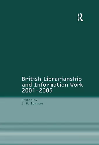 British Librarianship and Information Work 2001–2005 cover