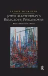 John Macmurray's Religious Philosophy cover