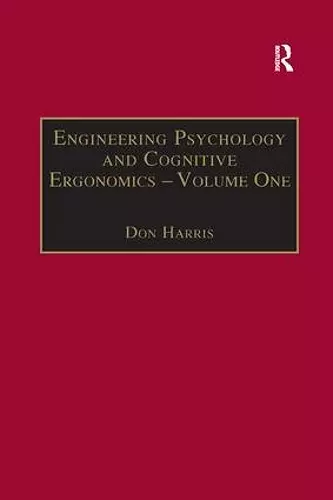 Engineering Psychology and Cognitive Ergonomics cover