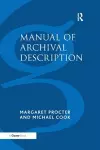 Manual of Archival Description cover
