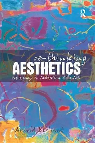 Re-thinking Aesthetics cover