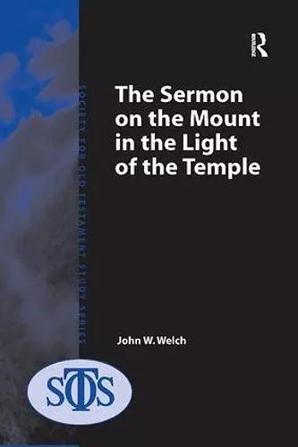 The Sermon on the Mount in the Light of the Temple cover