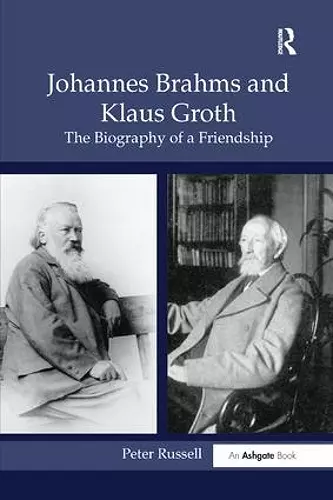 Johannes Brahms and Klaus Groth cover