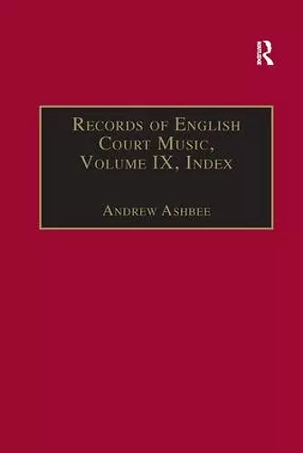 Records of English Court Music cover