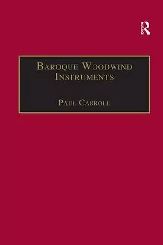 Baroque Woodwind Instruments cover