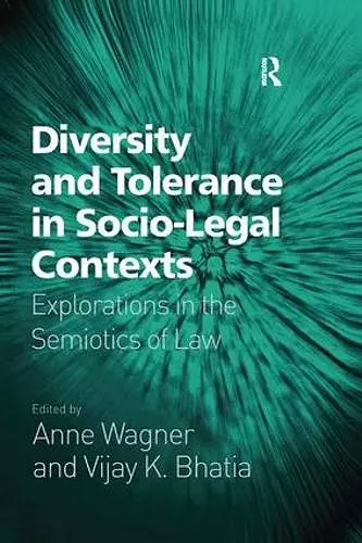 Diversity and Tolerance in Socio-Legal Contexts cover
