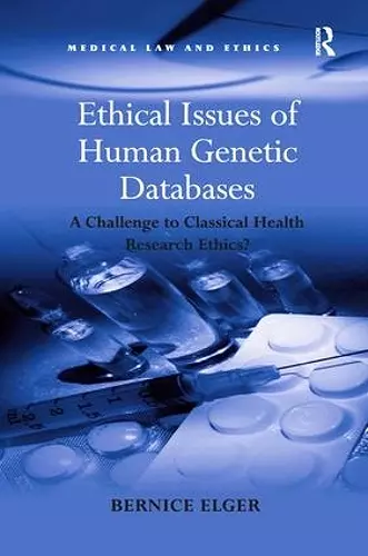 Ethical Issues of Human Genetic Databases cover