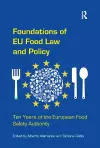 Foundations of EU Food Law and Policy cover