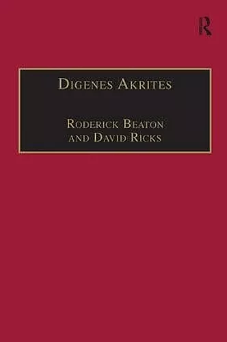 Digenes Akrites cover