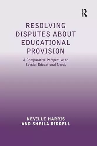 Resolving Disputes about Educational Provision cover