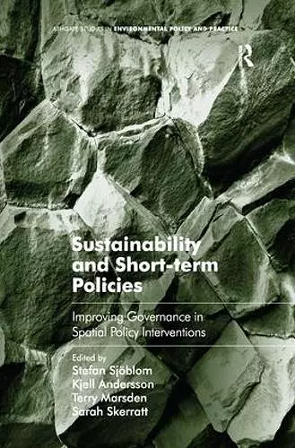 Sustainability and Short-term Policies cover