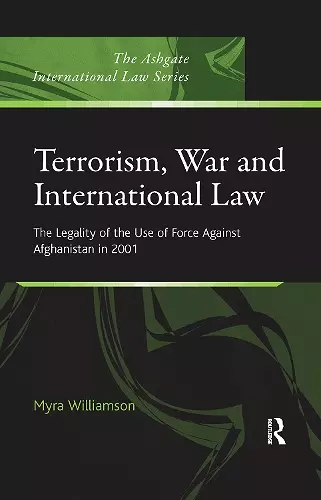 Terrorism, War and International Law cover