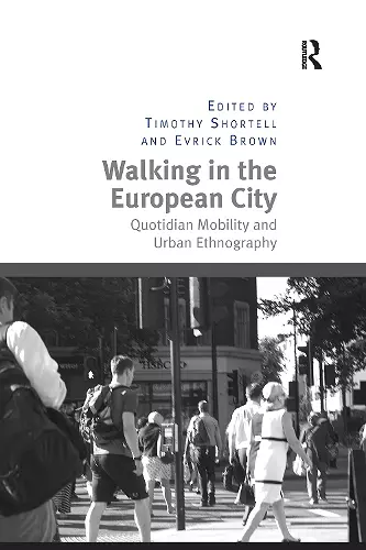 Walking in the European City cover