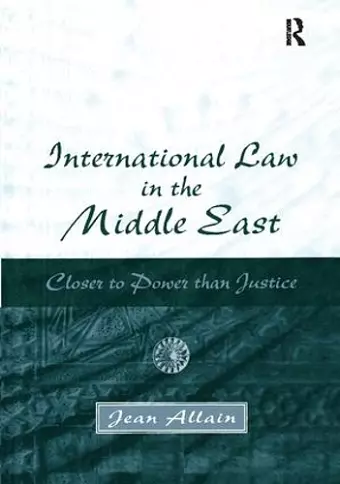 International Law in the Middle East cover