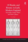 Of Books and Botany in Early Modern England cover