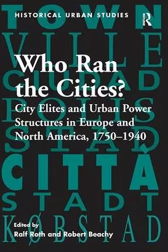 Who Ran the Cities? cover