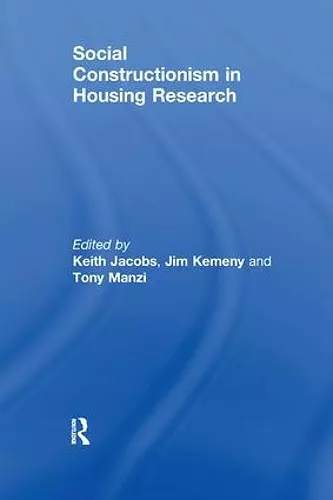 Social Constructionism in Housing Research cover