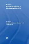 Social Constructionism in Housing Research cover