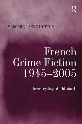 French Crime Fiction, 1945–2005 cover