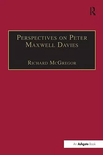 Perspectives on Peter Maxwell Davies cover