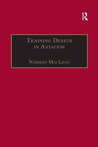 Training Design in Aviation cover