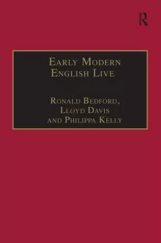 Early Modern English Lives cover