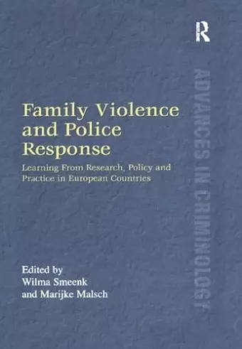 Family Violence and Police Response cover