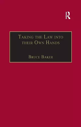 Taking the Law into their Own Hands cover