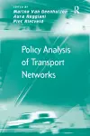 Policy Analysis of Transport Networks cover