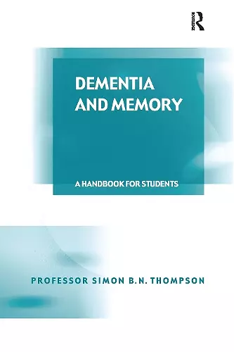 Dementia and Memory cover