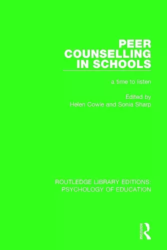 Peer Counselling in Schools cover