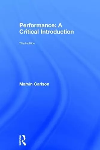 Performance: A Critical Introduction cover