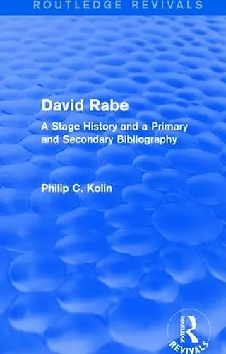 Routledge Revivals: David Rabe (1988) cover