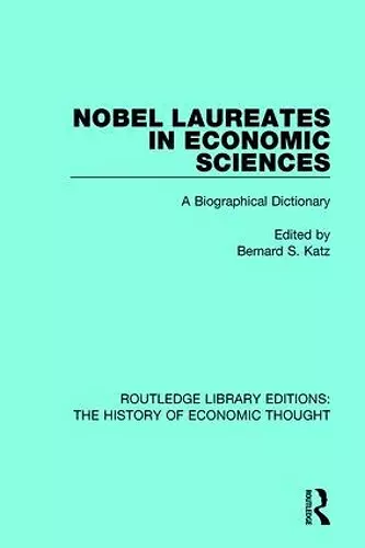 Nobel Laureates in Economic Sciences cover