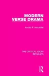 Modern Verse Drama cover