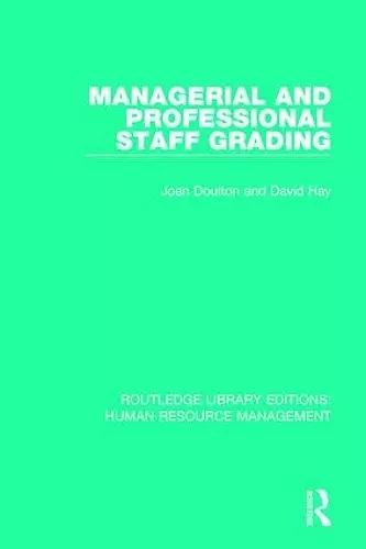 Managerial and Professional Staff Grading cover