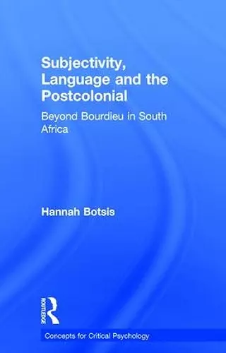 Subjectivity, Language and the Postcolonial cover