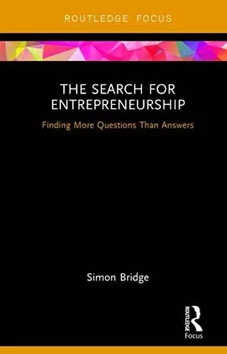 The Search for Entrepreneurship cover